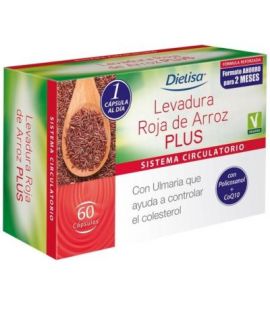 Red Yeast Rice Plus Vegan 60caps Dielisa