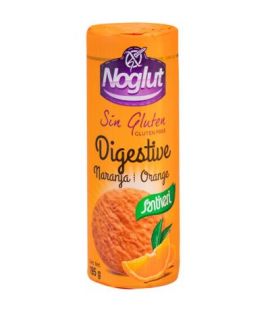 Noglut Vegan Orange Digestive Cookies 195g Santiveri