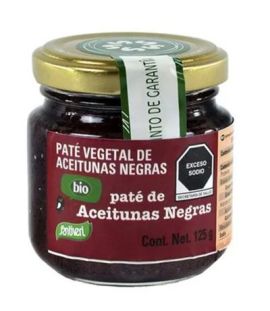 Pate de Aceitunas Negras Vidrio Bio 125g Santiveri