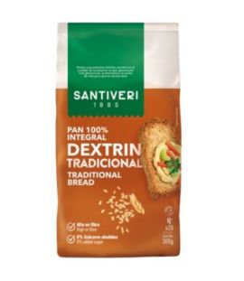 Dextrin Traditional Whole Wheat Bread 300g Santiveri