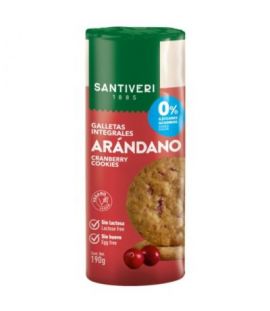 Whole Grain Blueberry Cookies Vegan Sugar Free 190g Santiveri