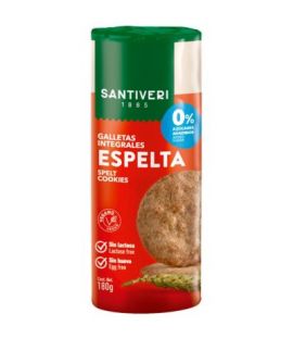 Whole Wheat Spelled Cookies Vegan Sugar Free 175g Santiveri