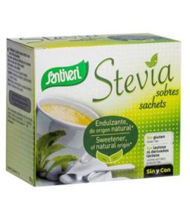 Stevia en Polvo SinGluten 50 Sobres Santiveri