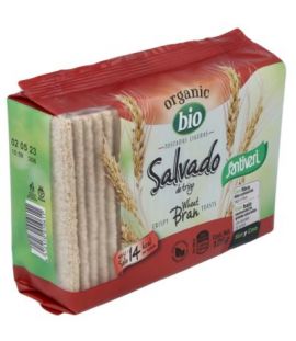 Light Organic Wheat Bran Toasts 125g Santiveri