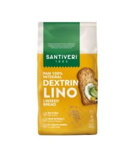 Dextrin Whole Wheat Bread with Flax Seeds 300g Santiveri