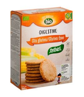 Organic Gluten-Free Digestive Cookies 360g Santiveri