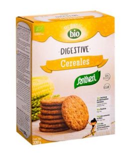 Organic Cereal Digestive Cookies 330g Santiveri