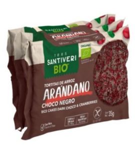 Tortitas Arroz con Arandanos Bio 105g Santiveri