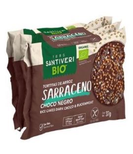 Organic Dark Chocolate Buckwheat Rice Pancakes 111g Santiveri