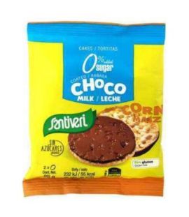 Corn Pancakes Milk Chocolate Without Sugar 25g Santiveri