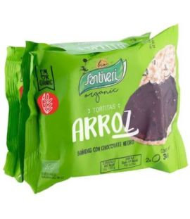 Tortitas de Arroz con Chocolate Negro Bio 99g Santiveri