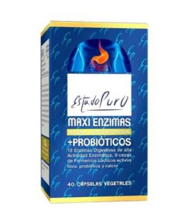 Maxi Enzimas Probioticos Estado Puro 40caps Tong-Il