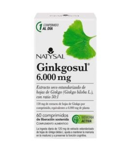 Ginkgosul 6000Mg 60comp Natysal