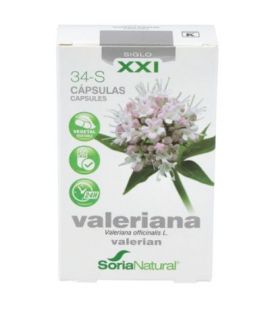 34S Valeriana Liberacion Prolongada S.XXI 30caps Soria Natural