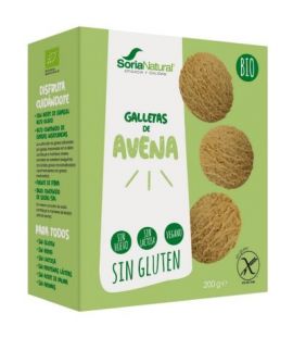 Organic Vegan Gluten Free Oatmeal Cookies 200g Soria Natural