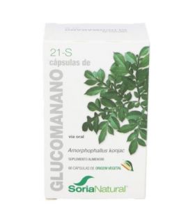 Glucomannan 21-S 60caps Soria Natural