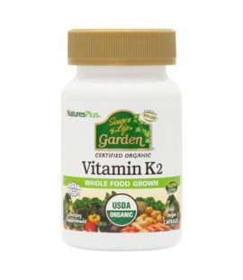 Source Of Life Garden Vitamin K2 Gluten Free 60caps NatureS Plus