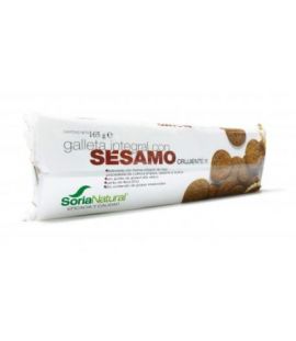 Whole Grain Crackers with Sesame 165g Soria Natural