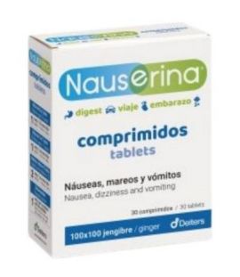 Nauserina Nauseas y Mareos SinGluten 30comp Deiters