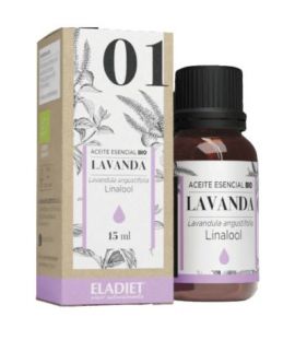 Organic Lavender Essential Oil 15ml Eladiet