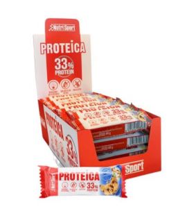 Barrita Proteica Vainilla Cookies SinGluten 24uds Nutri-Sport