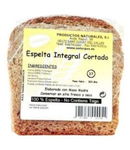 Cut Whole Wheat Spelled Bread - Custom Bread 350g Naturpan