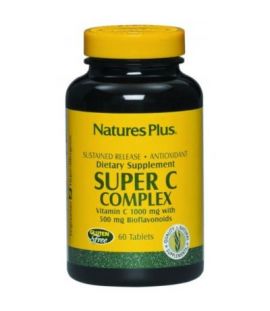 Vitamin Super-C Complex with Gluten-Free Bioflavonoids 60comp NatureS Plus