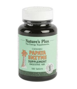 Papaya Enzime Chewables 180comp NatureS Plus