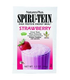 Spirutein Strawberry Gluten-Free Protein Shake 34g NatureS Plus