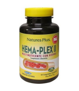 Hema Plex II Multinutrient with Iron Gluten-Free 60comp NatureS Plus