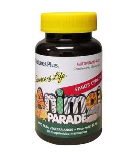 Animal Parade Children's Multivitamin Cherry Flavor 60comp NatureS Plus