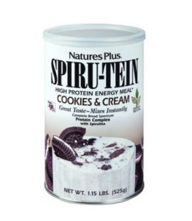 Spirutein Cookies Cream Gluten Free 525g NatureS Plus