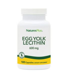 Egg yolk lecithin 600Mg Gluten Free 180caps NatureS Plus