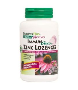 Immunactin Zinc Lozenges Gluten-Free 60comp NatureS Plus