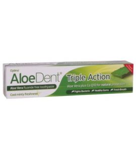 Dentifrico AloeDent Triple Accion con Fluor 100ml Optima