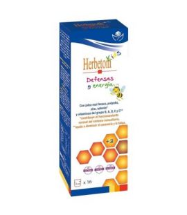 Herbetom Kids denfensas y Energia Jarabe SinGluten 250ml Bioserum