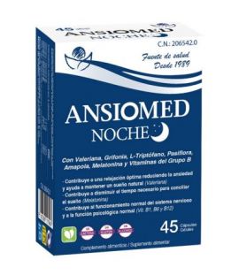 Ansiomed Night Gluten Free Vegan 45caps Bioserum