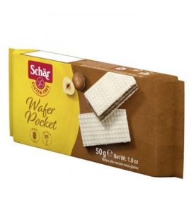 Dr. Schar Gluten-Free Hazelnut Pocket Wafers 50g