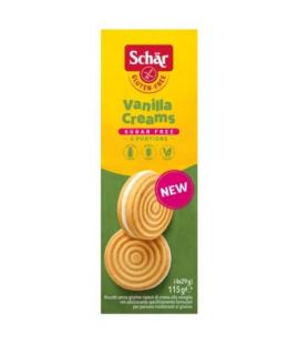 Galleta Vainilla Creams SinAzucar 115g Dr Schar