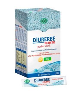 Diurerbe Forte Pocket Drink Lemon Gluten-Free Vegan 24 Envelopes Trepat-Diet-Esi