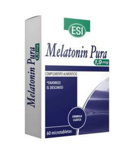 Pure Melatonin 1.9mg Gluten Free Vegan 60comp Trepat-Diet-Esi