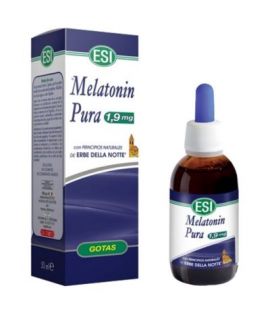 Pure Melatonin 1.9Mg Erbe della Notte Gluten Free 50ml Trepat-Diet-Esi