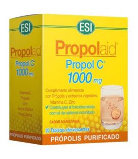 Propolaid Propol-C 1000Mg Effervescent Gluten Free 20comp Esi