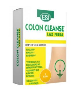 Colon Cleanse Lax Fiber SinGluten Vegan 30caps Trepat-Diet-Esi