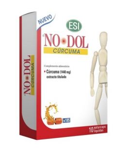 No Dol Curcuma Licaps Gluten Free Vegan 10 units Trepat-Diet-Esi