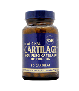 Cartilage Puro Cartilago de Tiburon Capsulas 740Mg 80caps G.S.N.