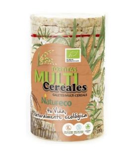 Tortitas de Arroz Multicereales SinGluten Vegan 100g Natureco