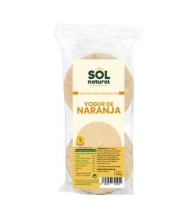 Tortas de Arroz Bañadas con Yogur de Naranja SinGluten 100g Solnatural