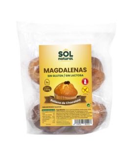 Magdalenas Rellenas de Choco SinGluten 1 bolsa Solnatural