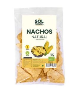 Organic Gluten Free Natural Corn Nachos 125g Solnatural